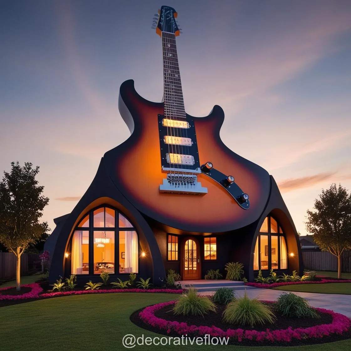 The Guitar Shaped House: A Symphony of Creativity and Design