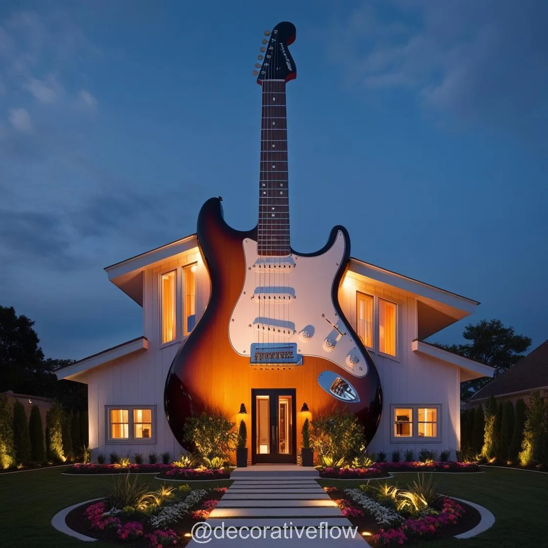 The Guitar Shaped House: A Symphony of Creativity and Design