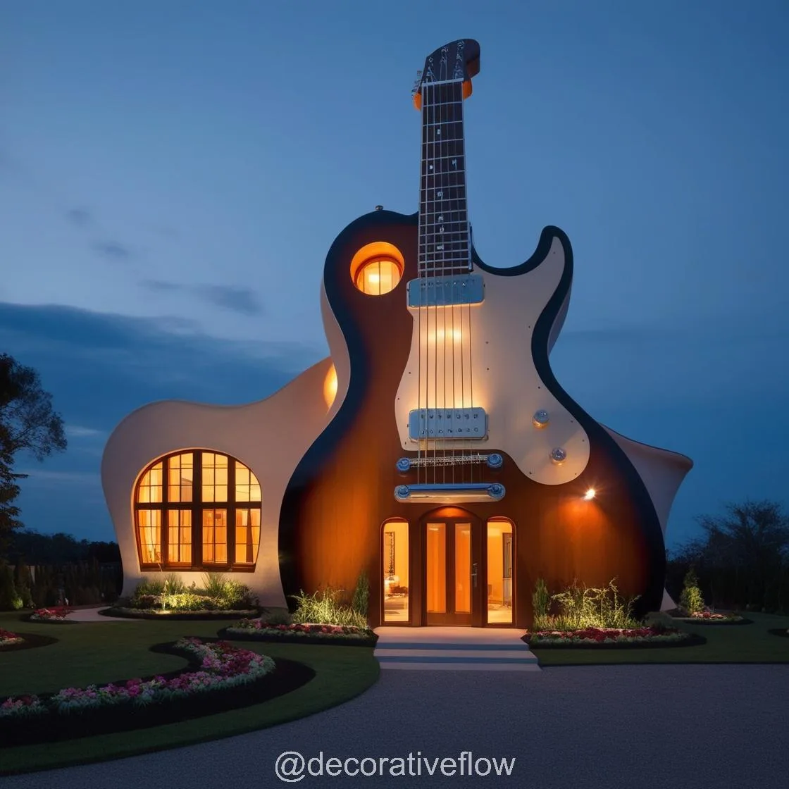 The Guitar Shaped House: A Symphony of Creativity and Design