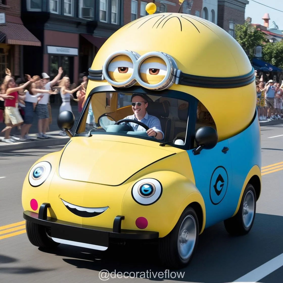 Explore the World in a Minion Shaped Car: Where Fun Meets Function