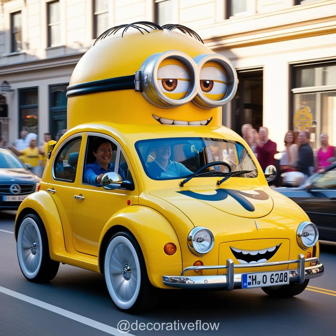 Explore the World in a Minion Shaped Car: Where Fun Meets Function