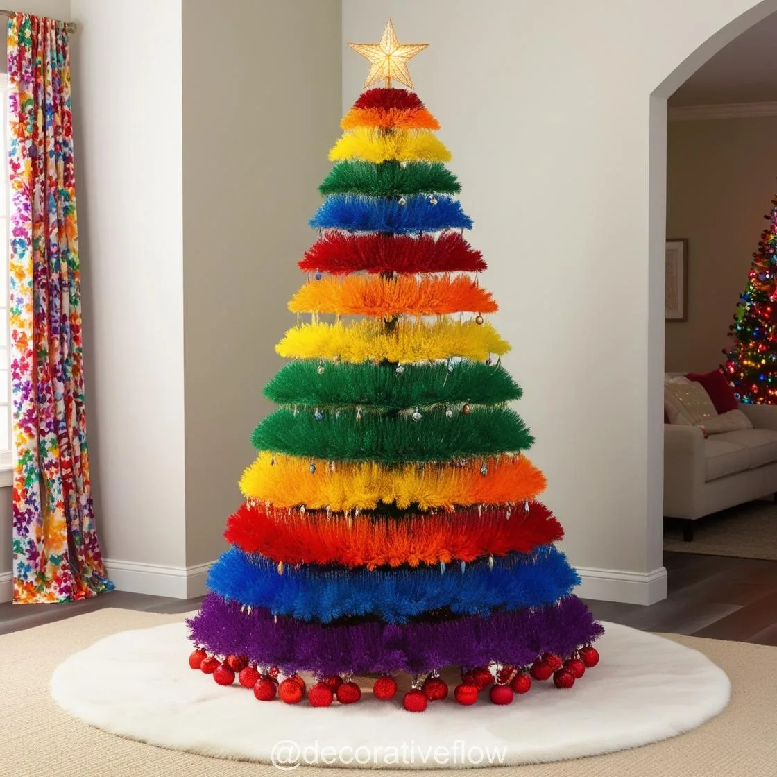 Brighten Your Holidays: The Magic of Rainbow Christmas Trees