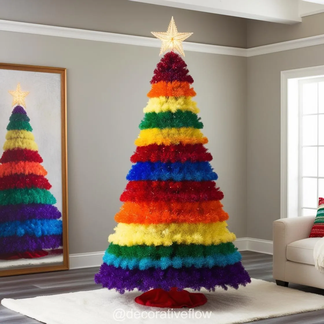 Brighten Your Holidays: The Magic of Rainbow Christmas Trees