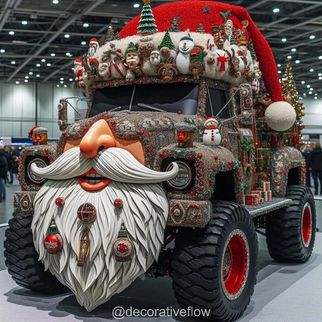 Santa Claus-Inspired Car: Where Christmas Spirit Meets Automotive Design