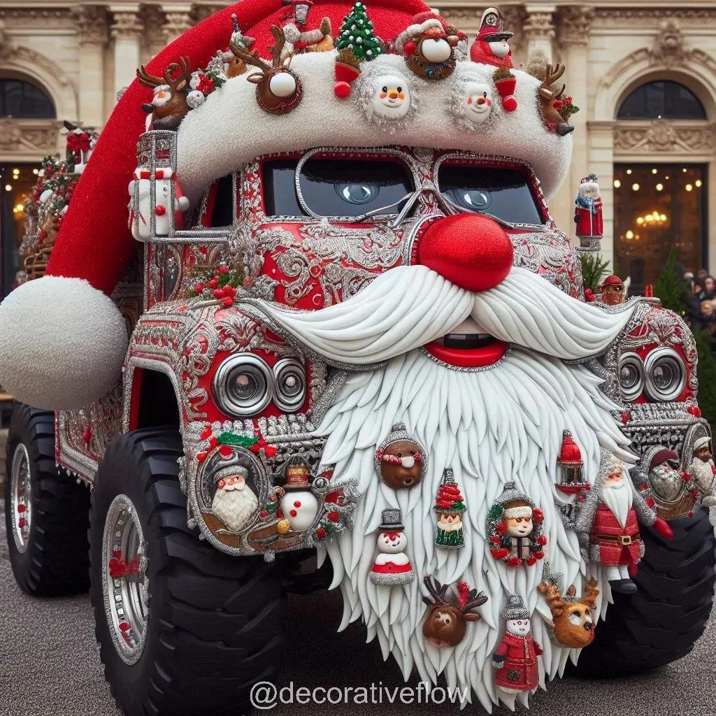 Santa Claus-Inspired Car: Where Christmas Spirit Meets Automotive Design