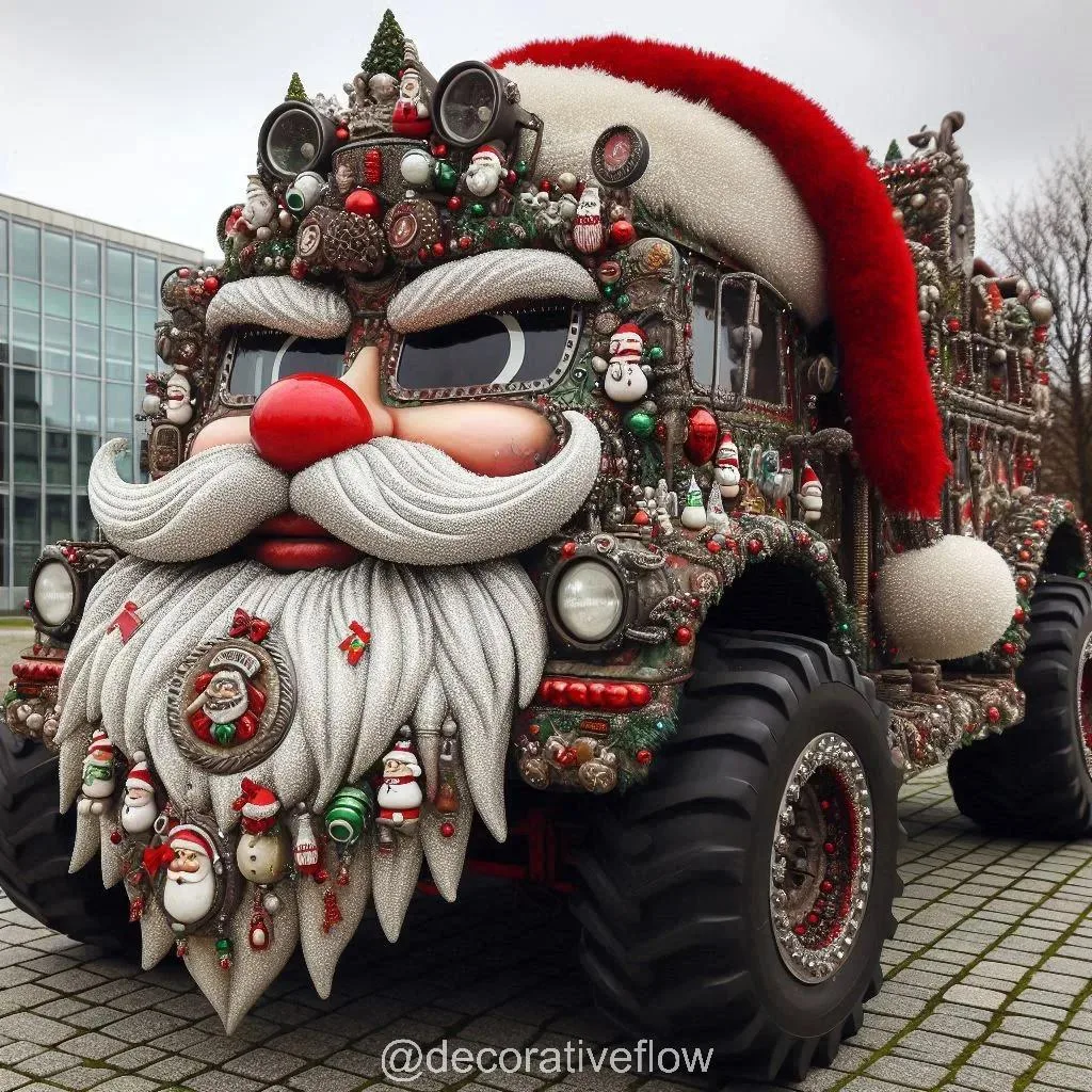 Santa Claus-Inspired Car: Where Christmas Spirit Meets Automotive Design