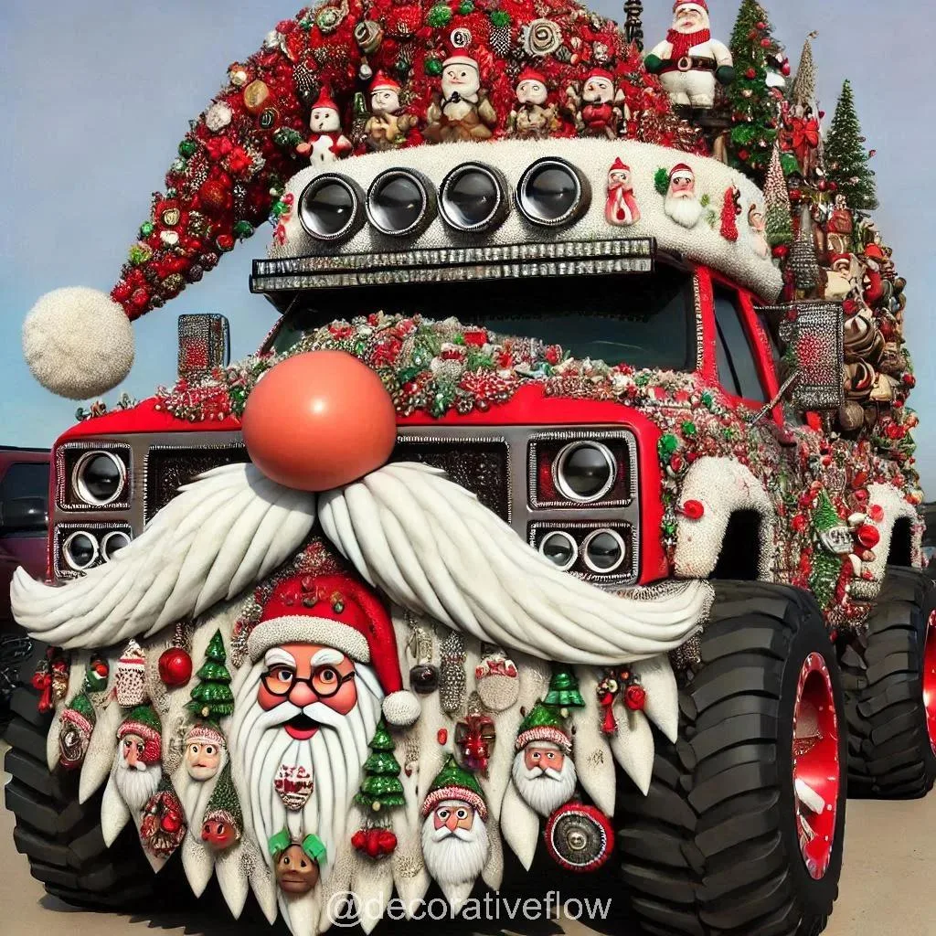 Santa Claus-Inspired Car: Where Christmas Spirit Meets Automotive Design