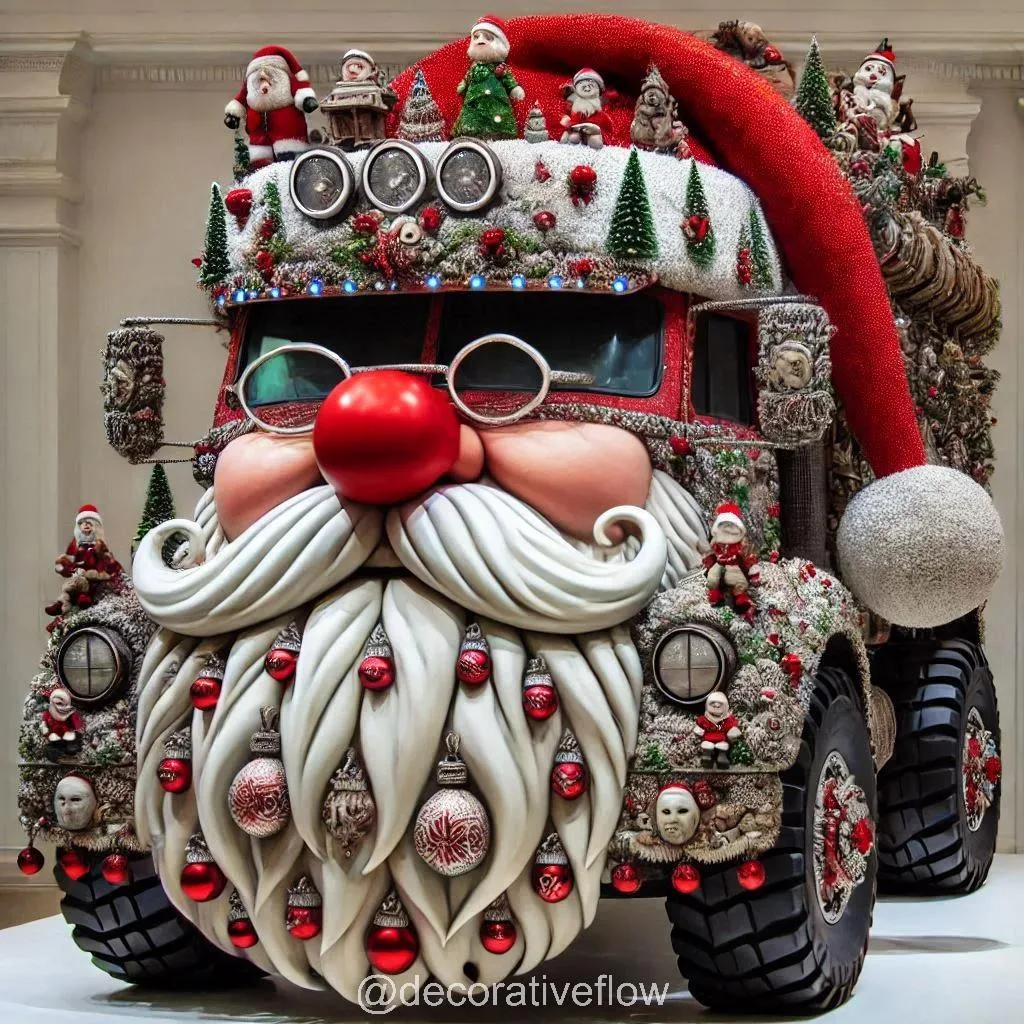 Santa Claus-Inspired Car: Where Christmas Spirit Meets Automotive Design