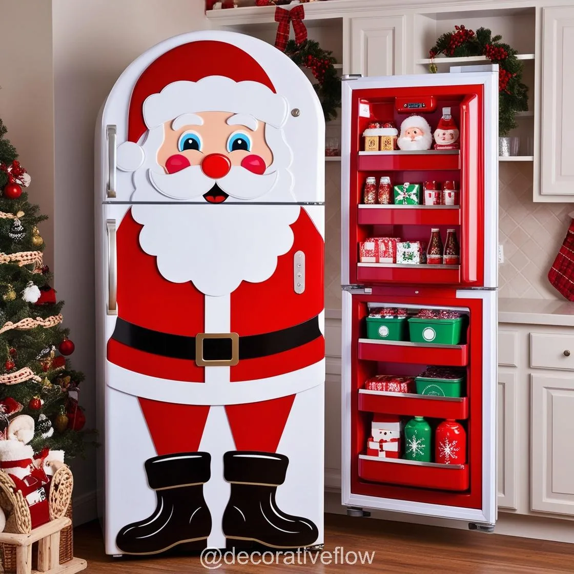 Santa Claus Refrigerator: A Refrigerator That Brings Holiday Cheer Year-Round