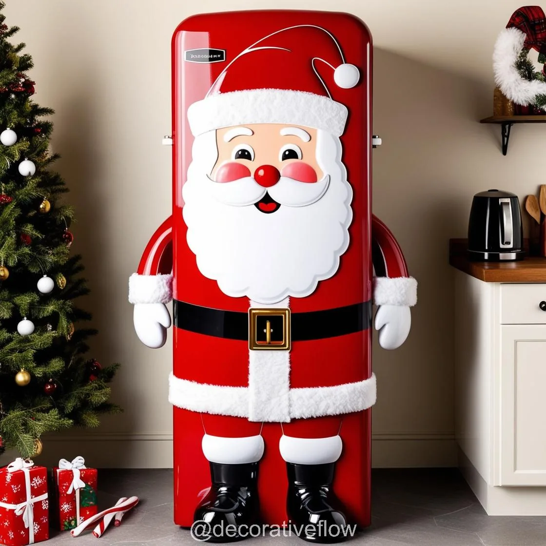 Santa Claus Refrigerator: A Refrigerator That Brings Holiday Cheer Year-Round