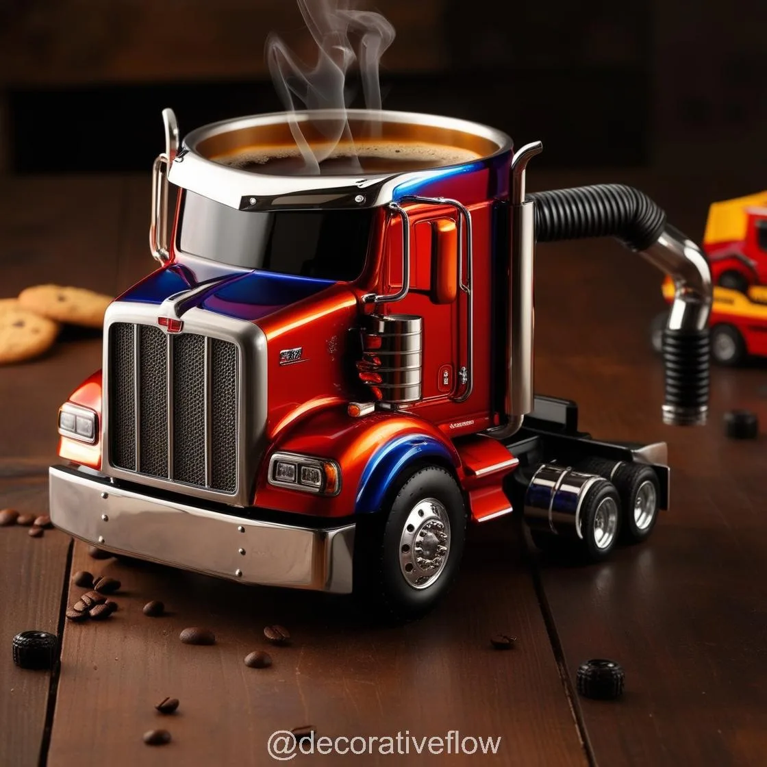 Stay on Track with Semi-Truck Coffee Mugs: Durable, Unique, and Functional