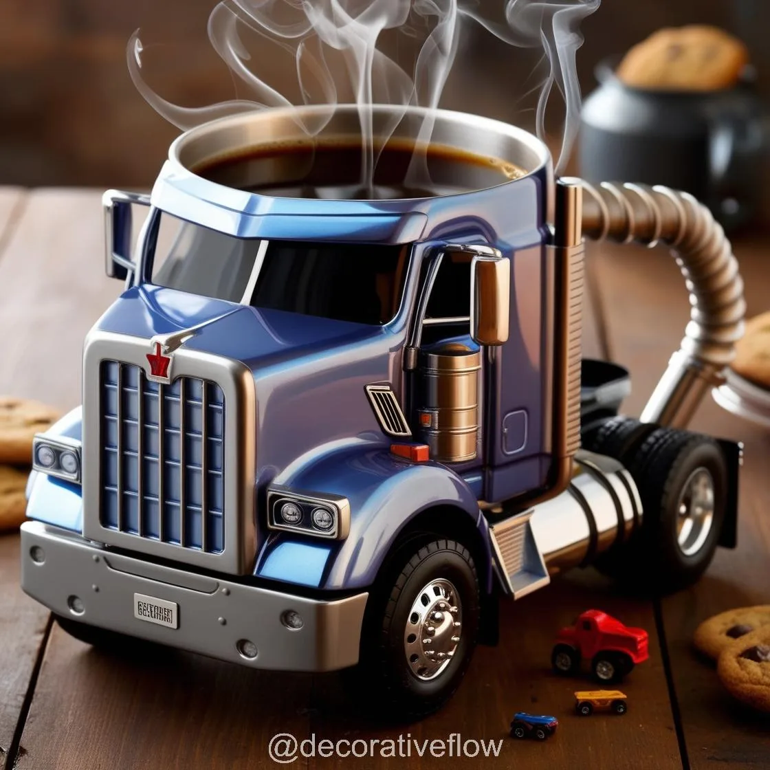 Stay on Track with Semi-Truck Coffee Mugs: Durable, Unique, and Functional