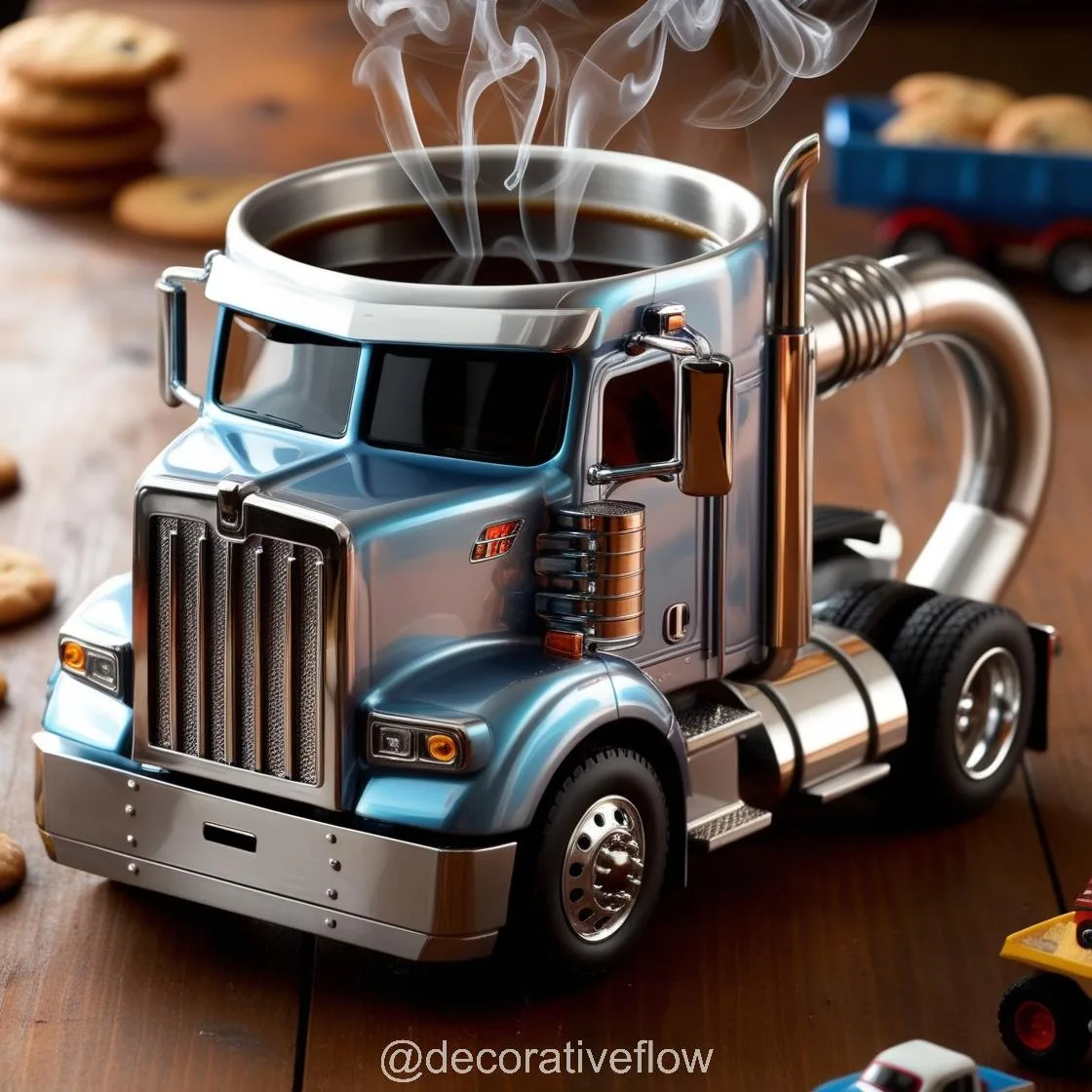 Stay on Track with Semi-Truck Coffee Mugs: Durable, Unique, and Functional