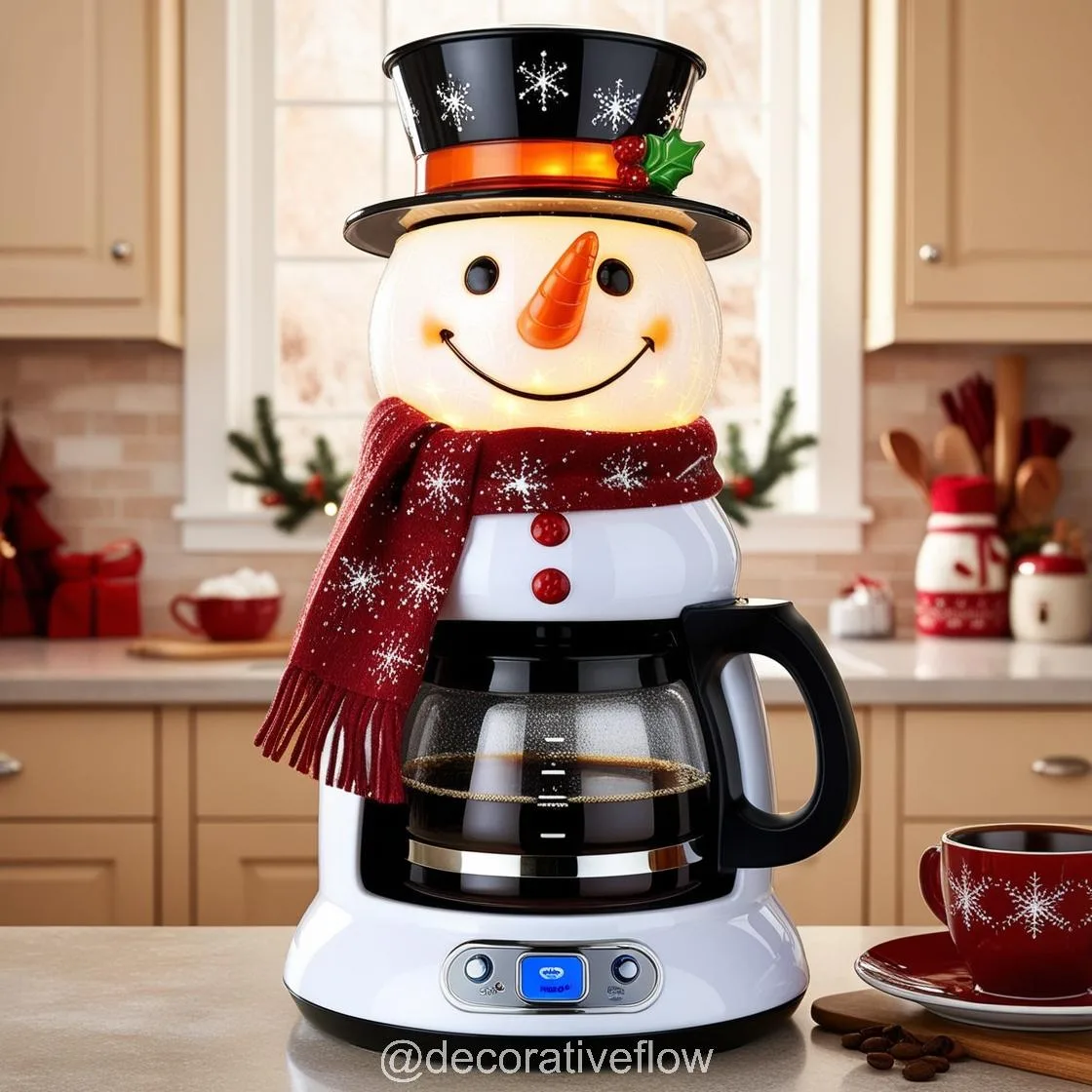 Cozy Up This Season: The Snowman Coffee Maker for Warm and Joyful Moments