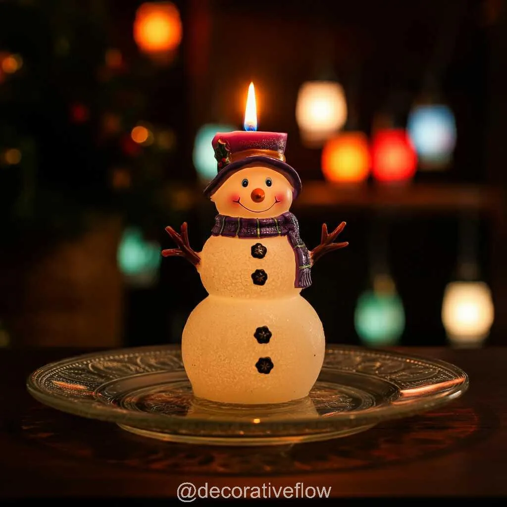 Snowman Shaped Candle: The Perfect Blend of Warmth, Charm, and Festivity