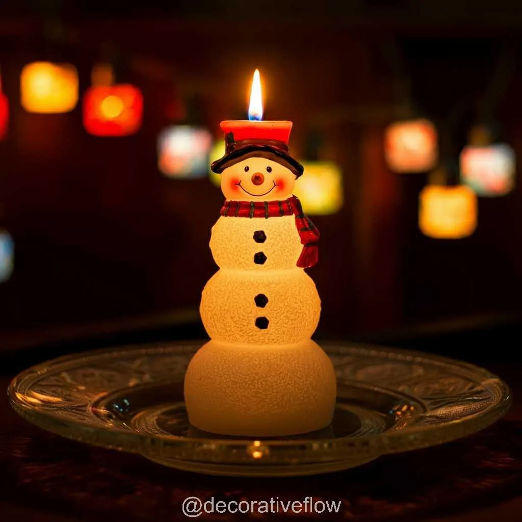 Snowman Shaped Candle: The Perfect Blend of Warmth, Charm, and Festivity