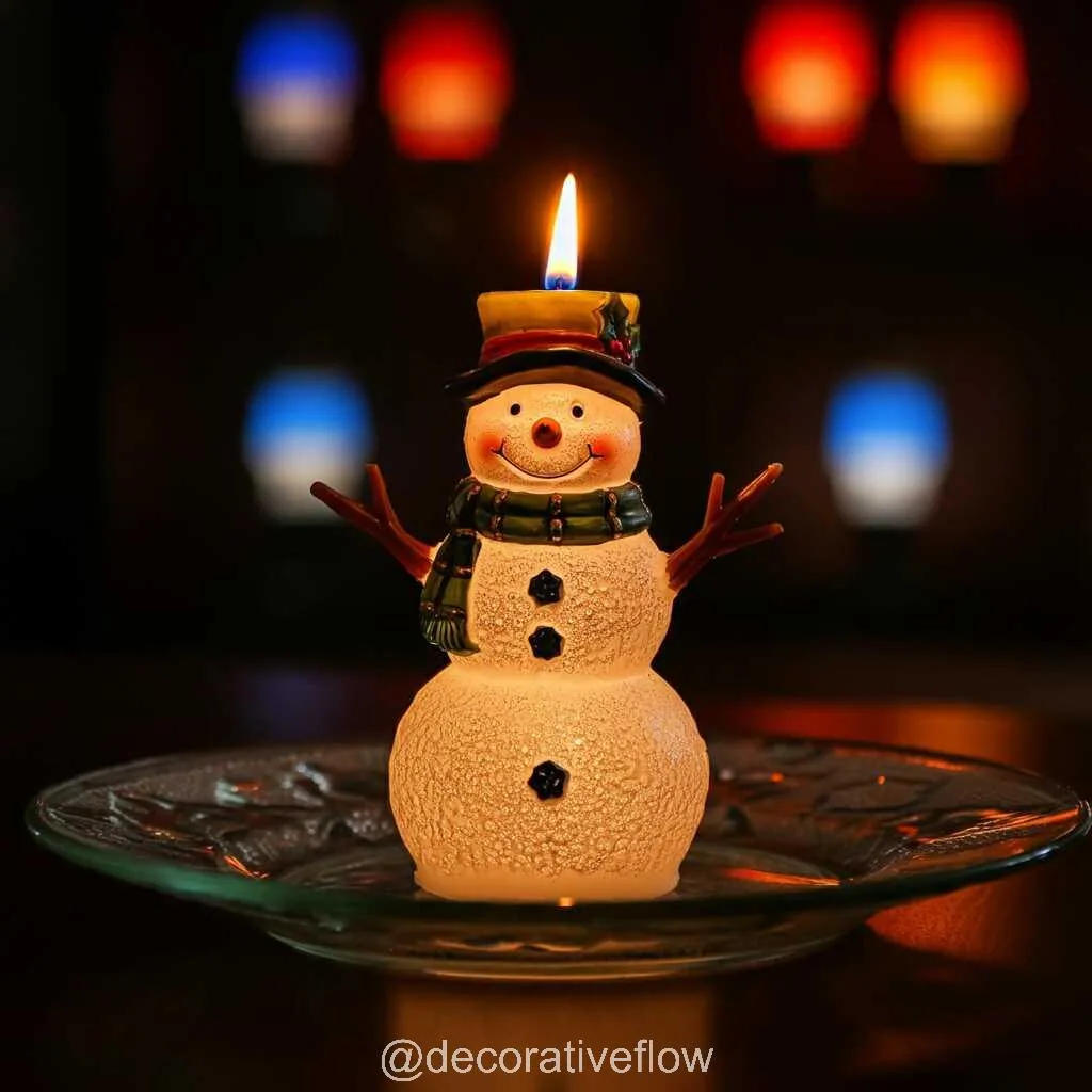 Snowman Shaped Candle: The Perfect Blend of Warmth, Charm, and Festivity