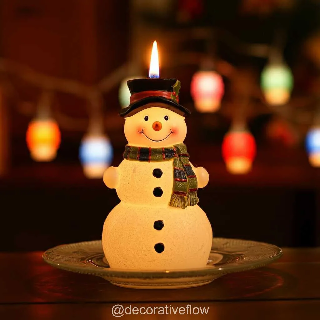 Snowman Shaped Candle: The Perfect Blend of Warmth, Charm, and Festivity