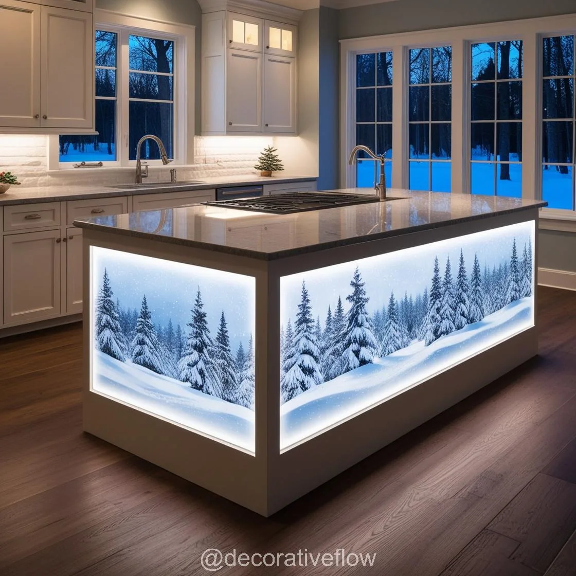 Embrace the Season: Winter Themed Kitchen Islands for a Festive Home Makeover