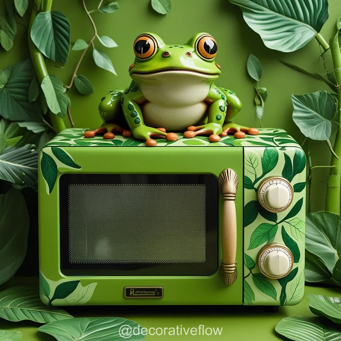 Add a Touch of Whimsy to Your Kitchen with the Frog Microwave