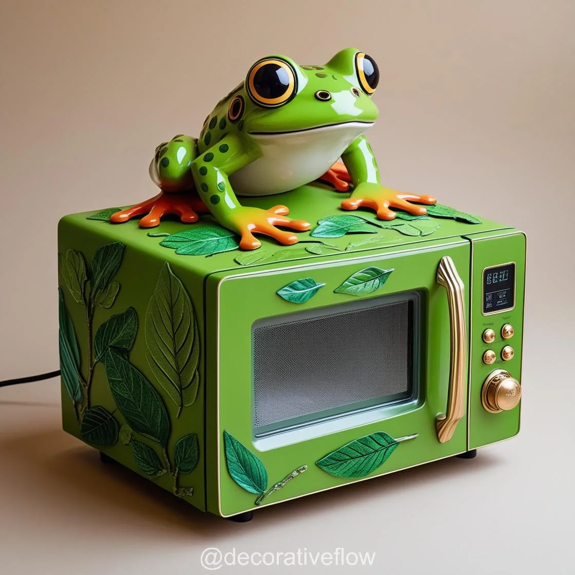 Add a Touch of Whimsy to Your Kitchen with the Frog Microwave