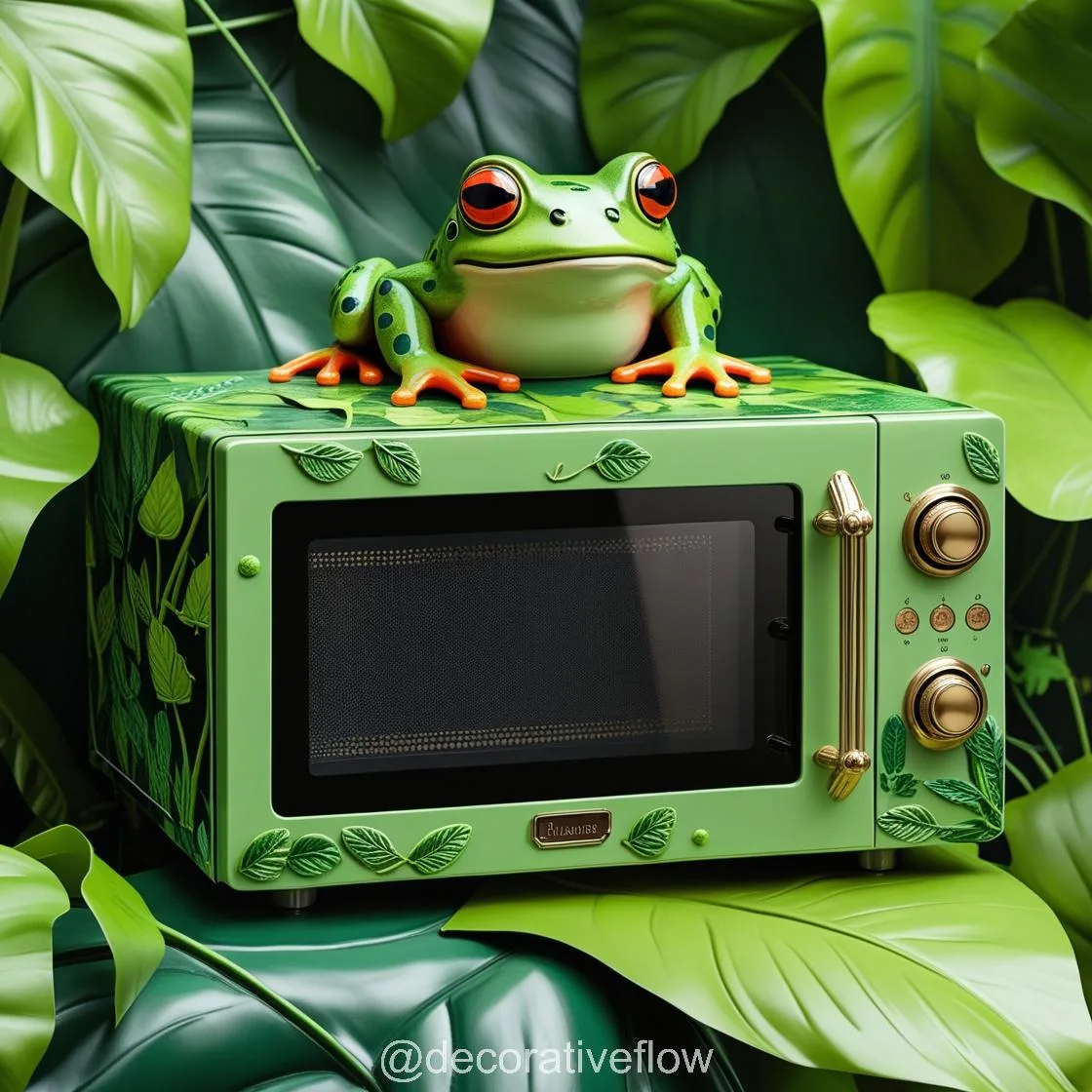 Add a Touch of Whimsy to Your Kitchen with the Frog Microwave