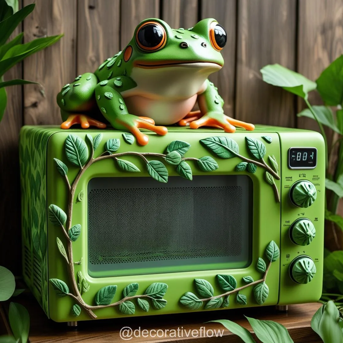 Add a Touch of Whimsy to Your Kitchen with the Frog Microwave