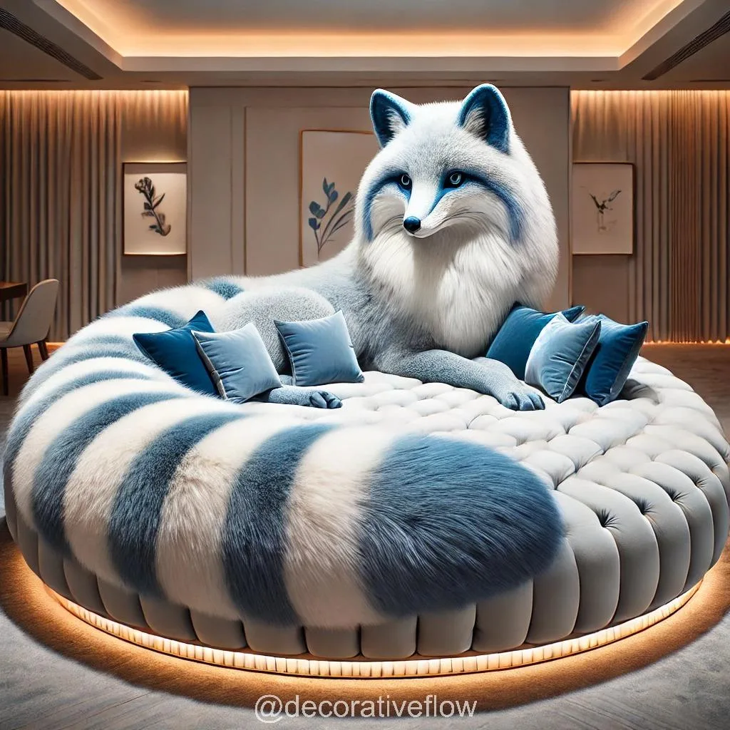 Add Whimsy and Warmth to Your Living Room with a Giant Fox Couch