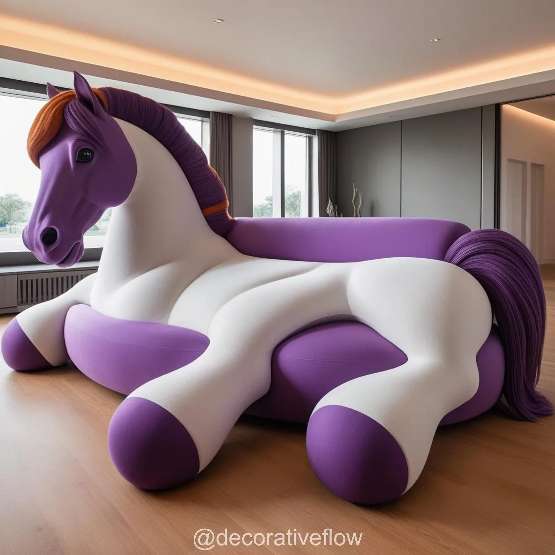 Unwind in Style: Exploring the Elegance of a Giant Horse Shaped Lounger