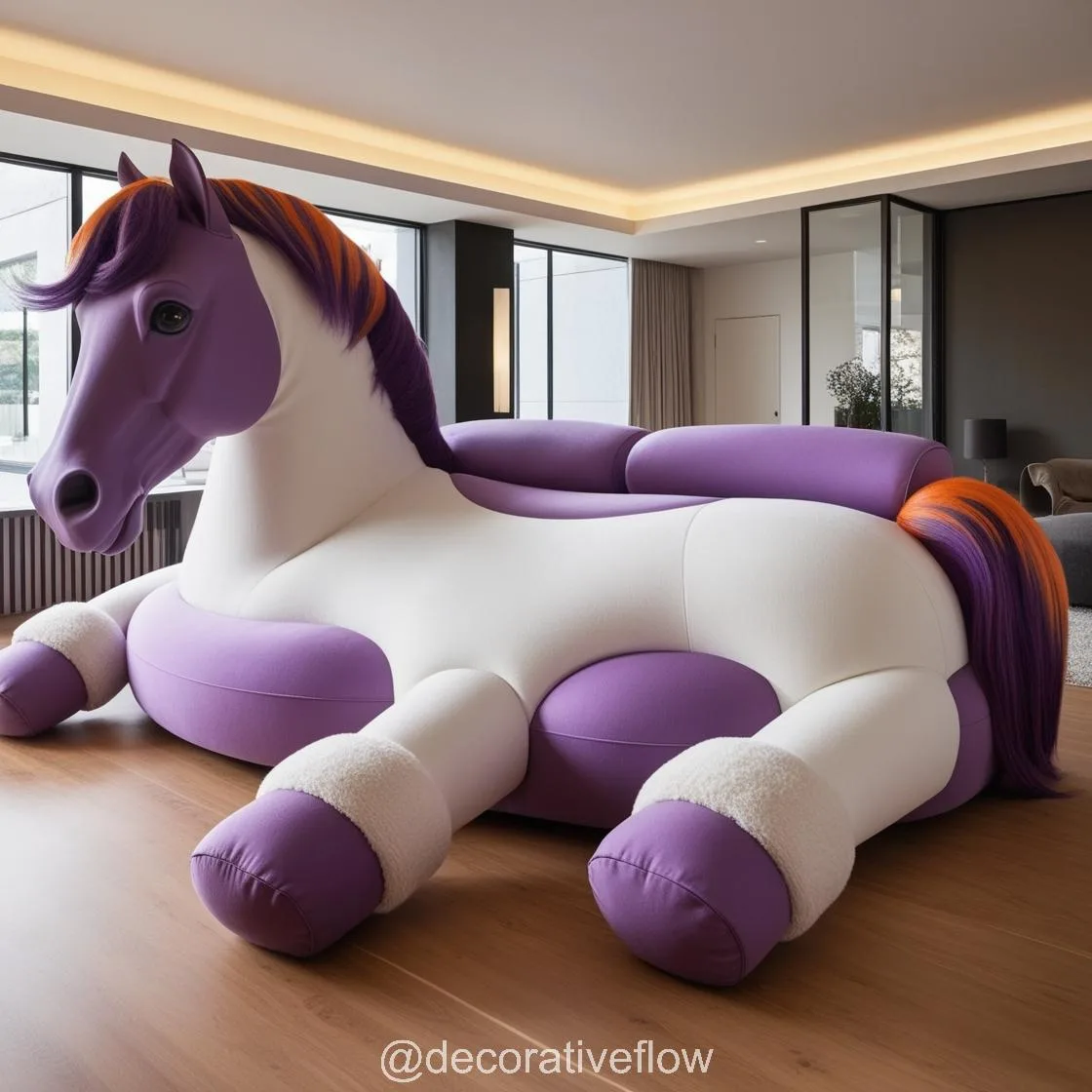 Unwind in Style: Exploring the Elegance of a Giant Horse Shaped Lounger