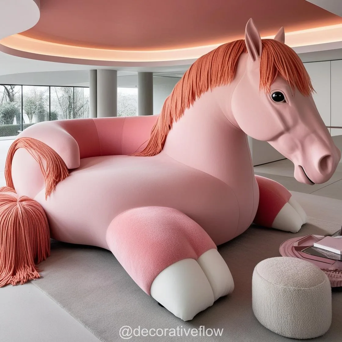 Unwind in Style: Exploring the Elegance of a Giant Horse Shaped Lounger