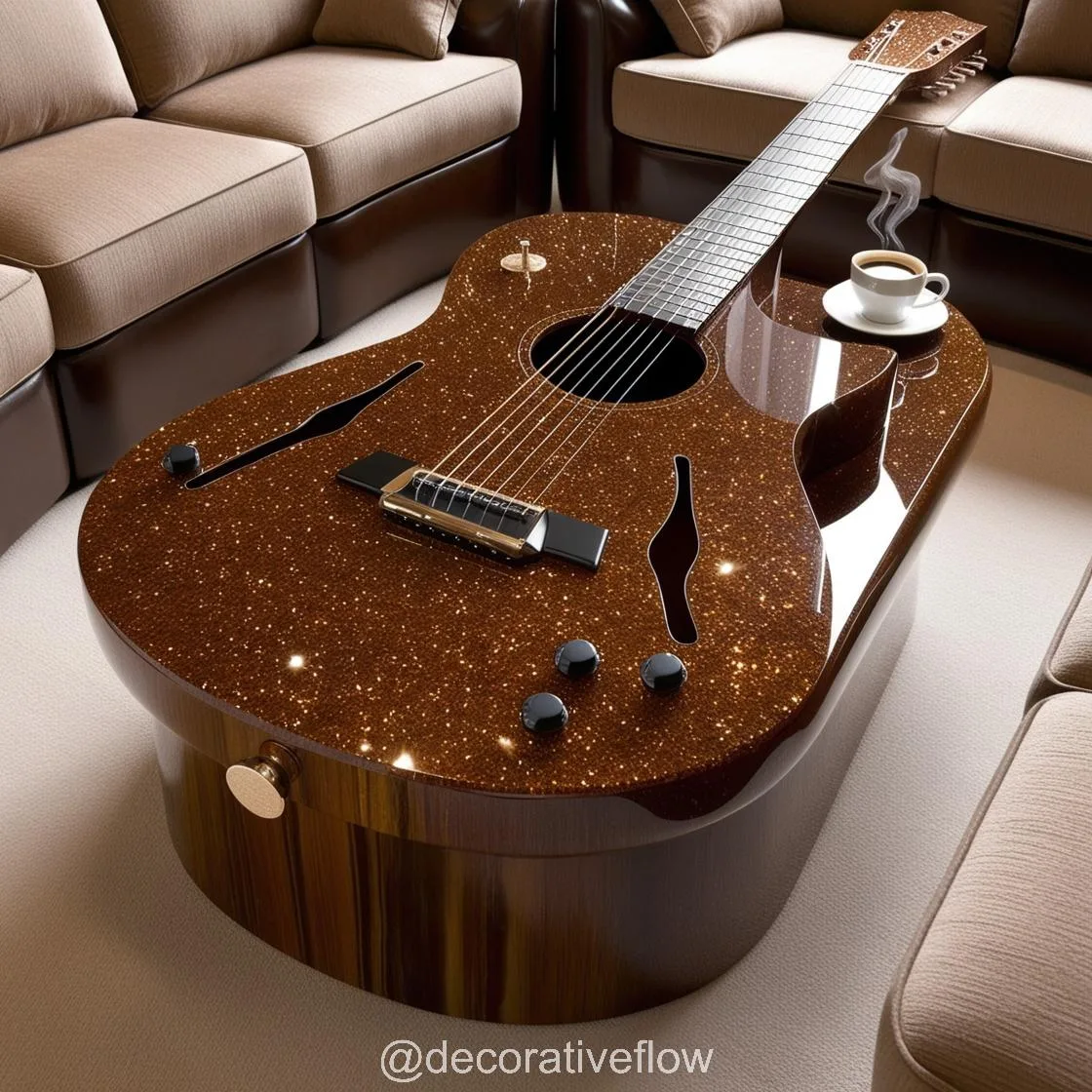 Strumming Style: How a Guitar Coffee Table Can Add Unique Charm to Your Home