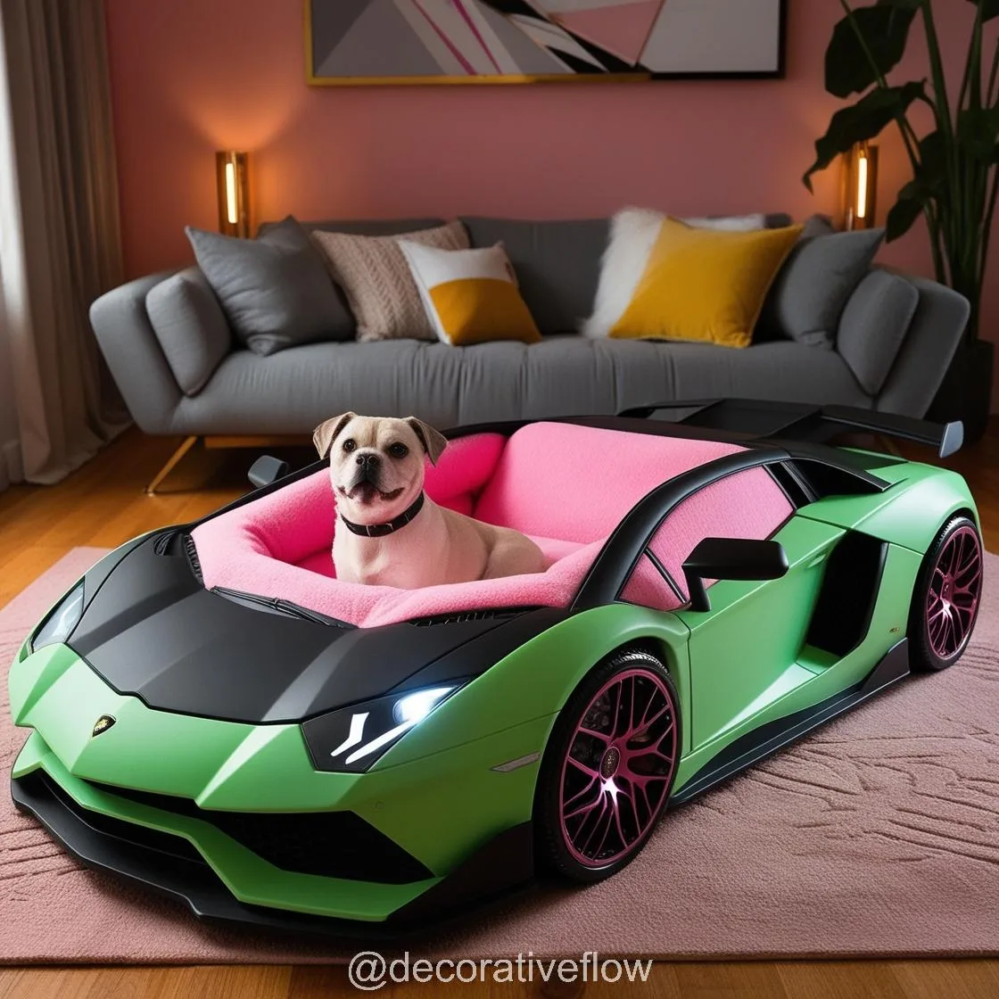 Unleash the Power of Luxury: Why Your Pet Needs a Lamborghini-Inspired Pet Bed