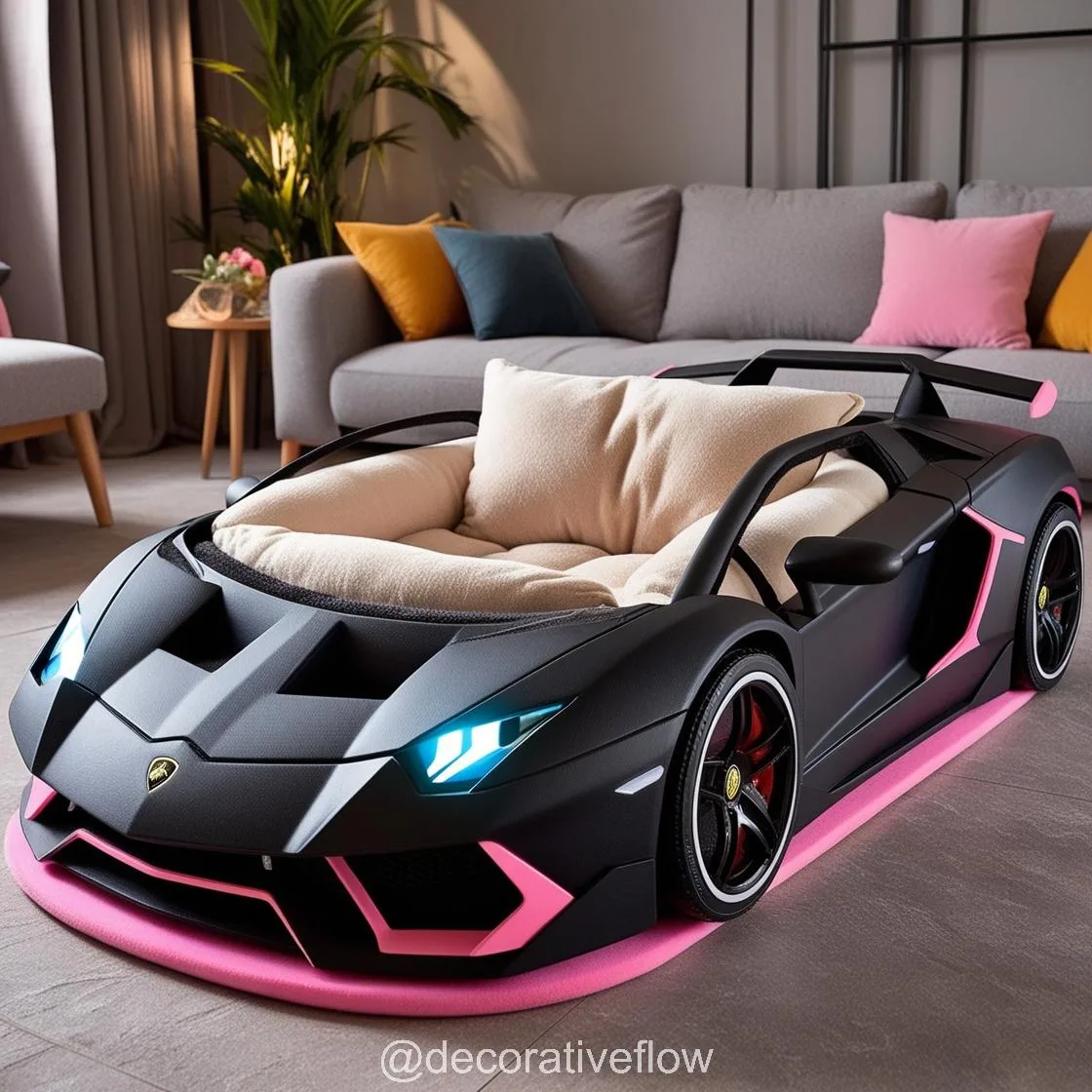 Unleash the Power of Luxury: Why Your Pet Needs a Lamborghini-Inspired Pet Bed