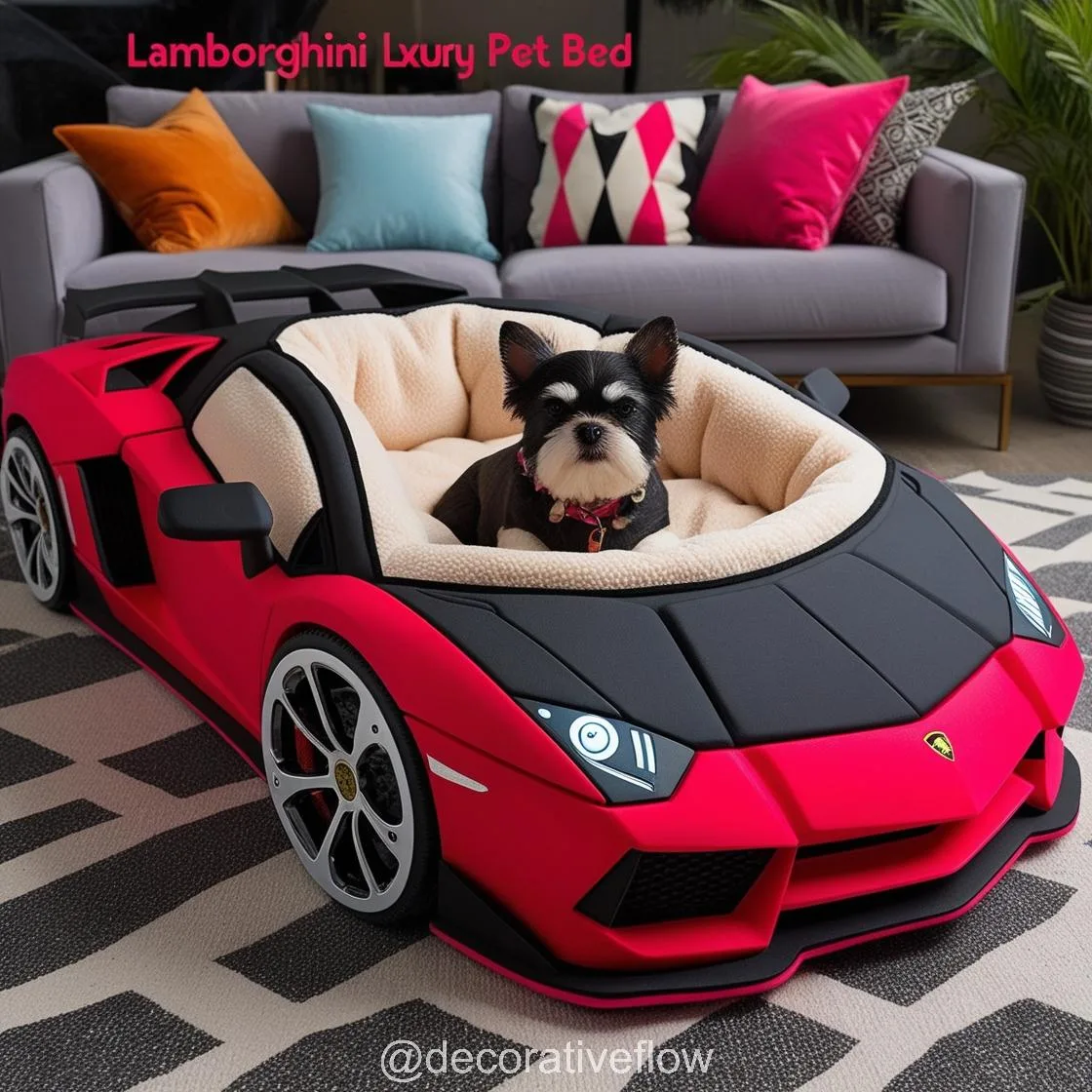 Unleash the Power of Luxury: Why Your Pet Needs a Lamborghini-Inspired Pet Bed