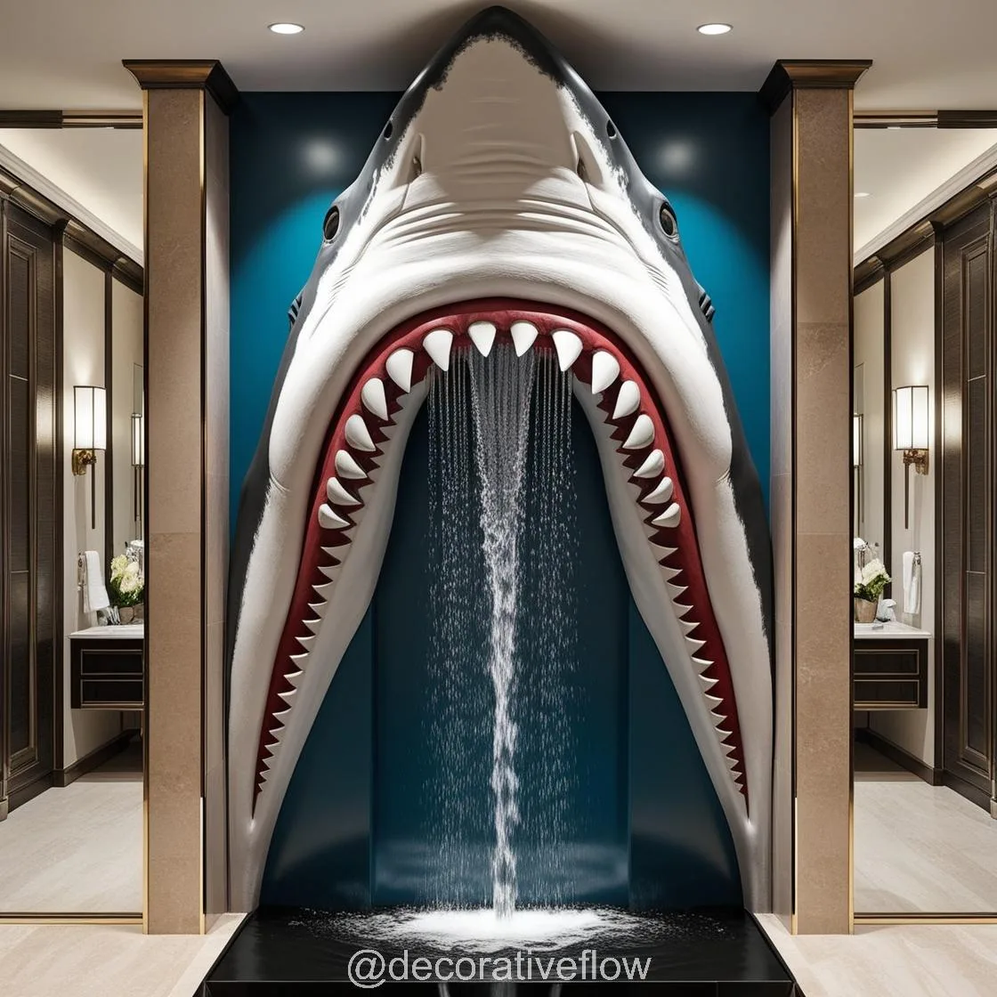 Shark Shower: Where Creativity Meets Functionality