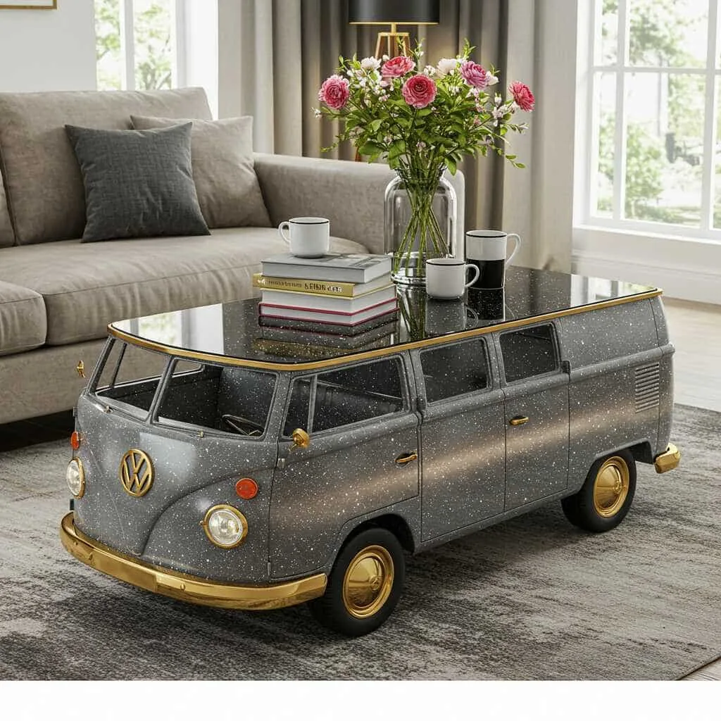 Comparing Different Volkswagen Bus Coffee Tables