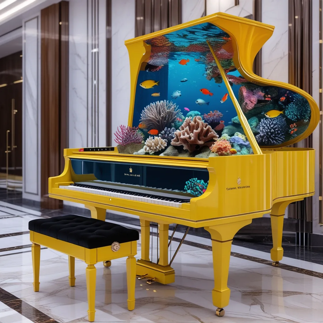 Aquarium Pianos: The Ultimate Fusion of Music and Marine Life