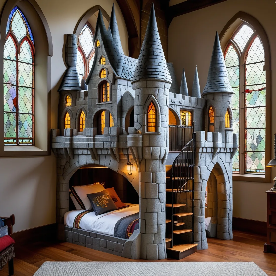 The Magical Design Inspirations Behind Hogwarts Bunk Beds