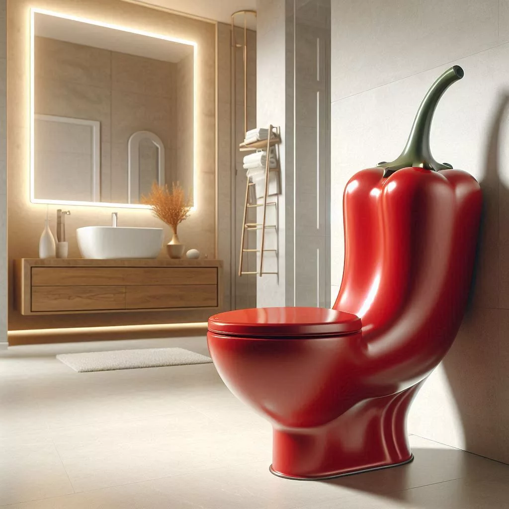 Chile Pepper Toilets: A Spicy Twist to Bathroom Décor