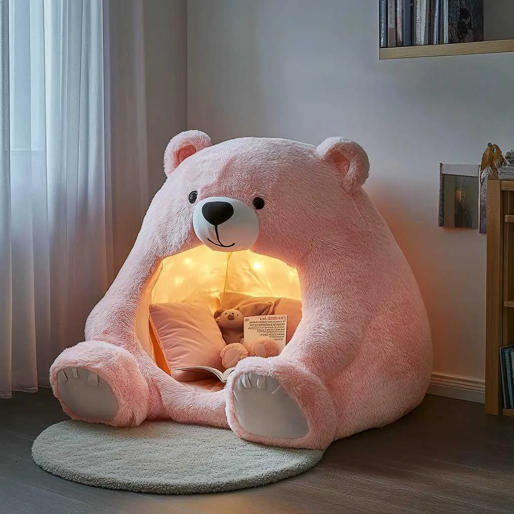 The Magic of Giant Bear Reading Nooks