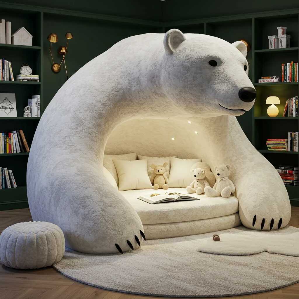 Where to Find or Custom-Make a Giant Bear Reading Nook