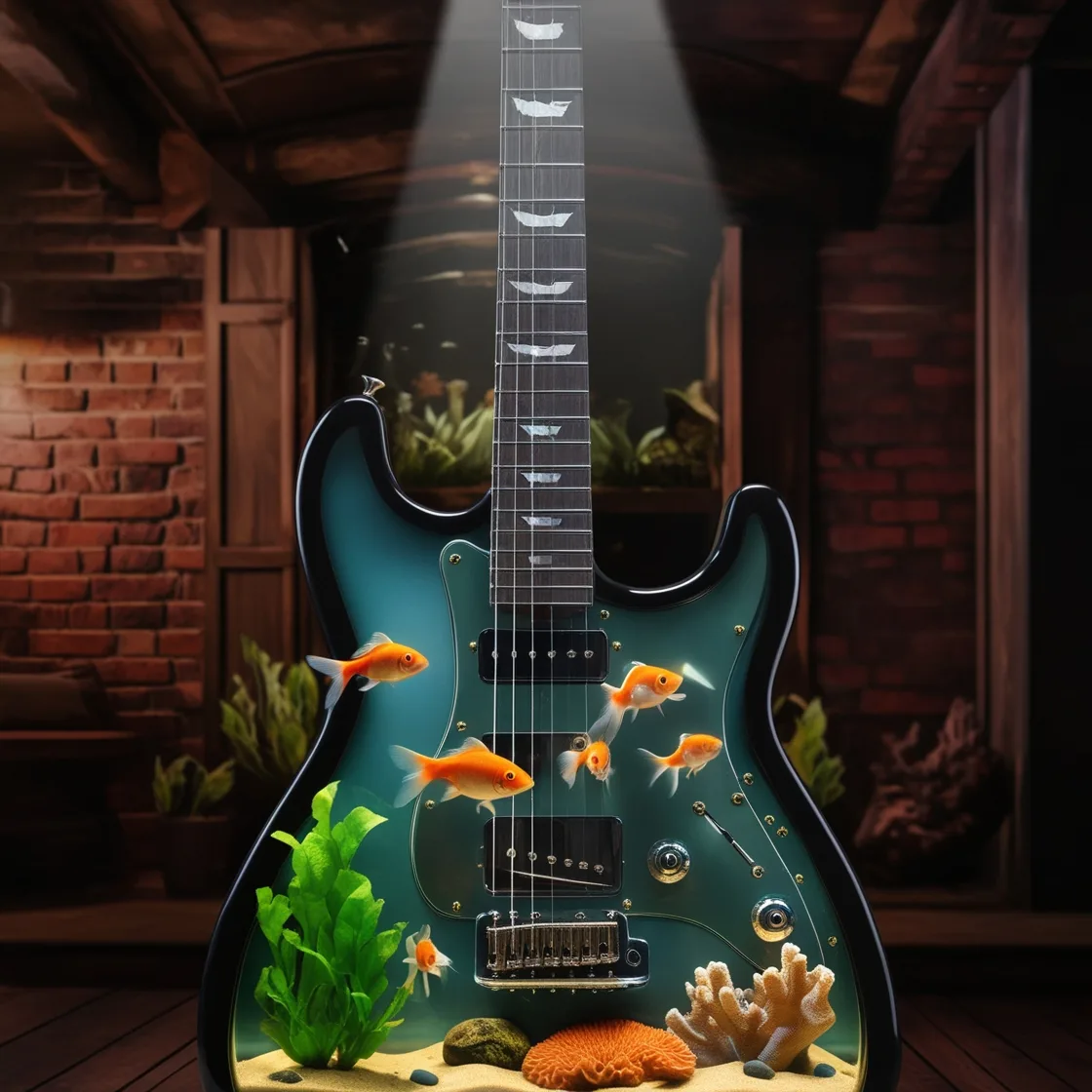 The Design and Craftsmanship of Guitar Aquariums