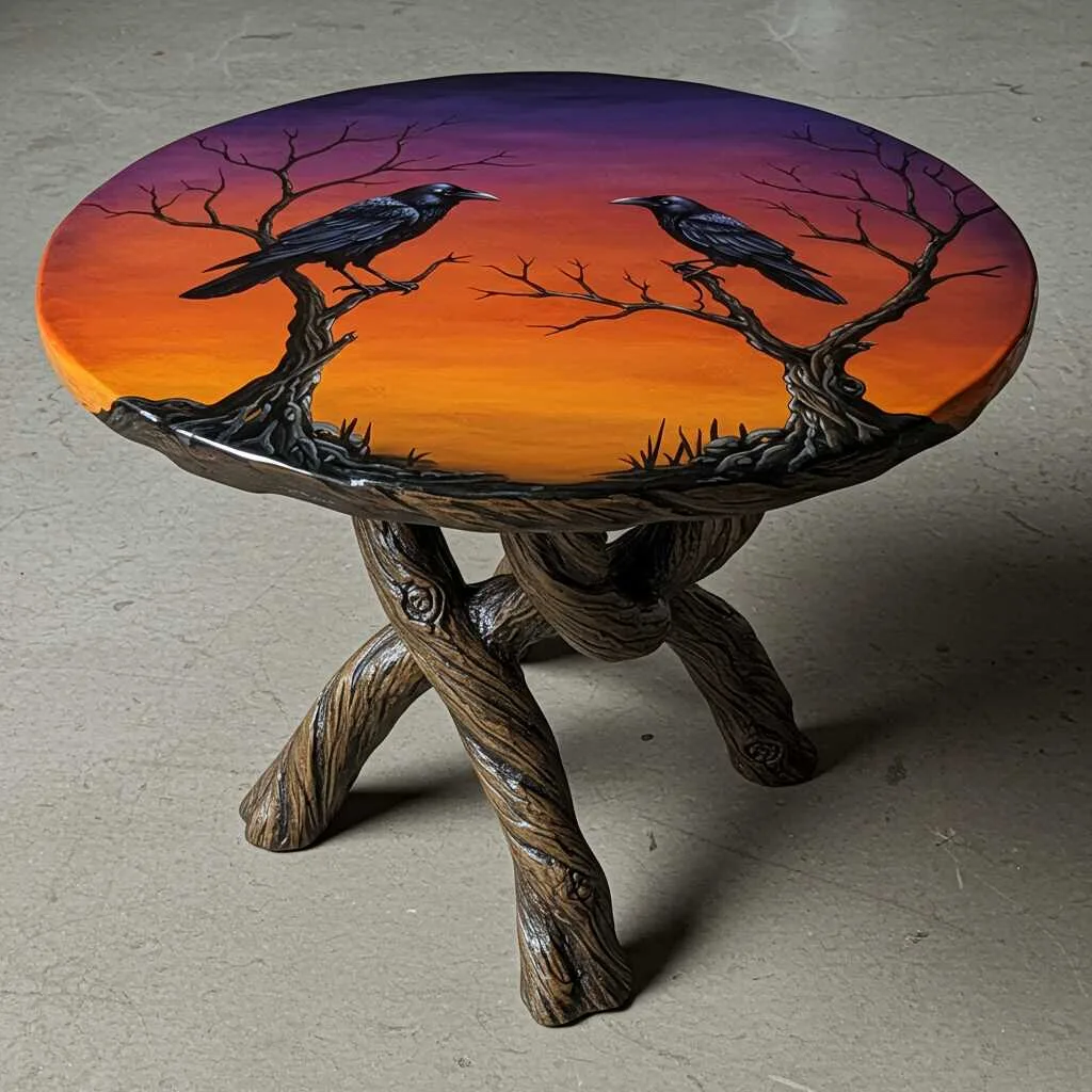 Materials and Craftsmanship Behind Incredible Crow Tables