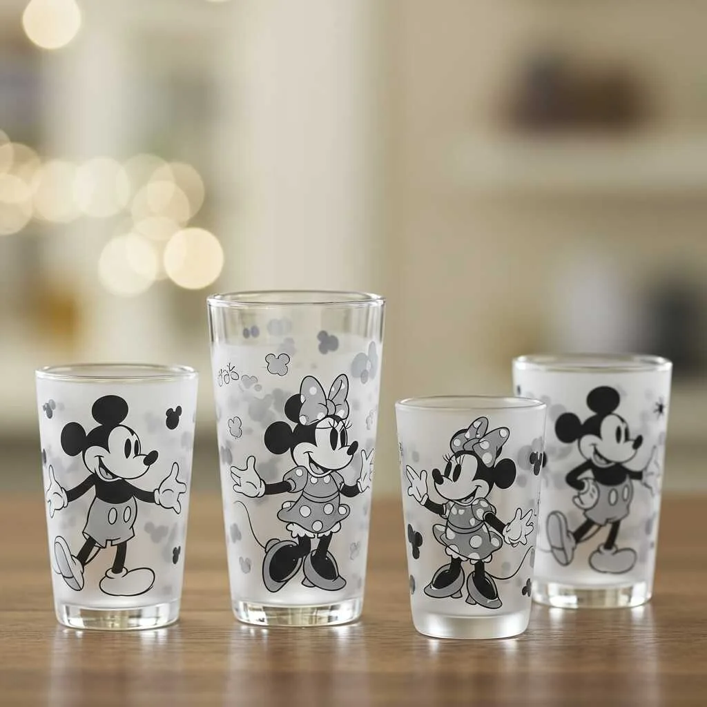 Mickey Themed Glass Set: A Must-Have for Disney Fans