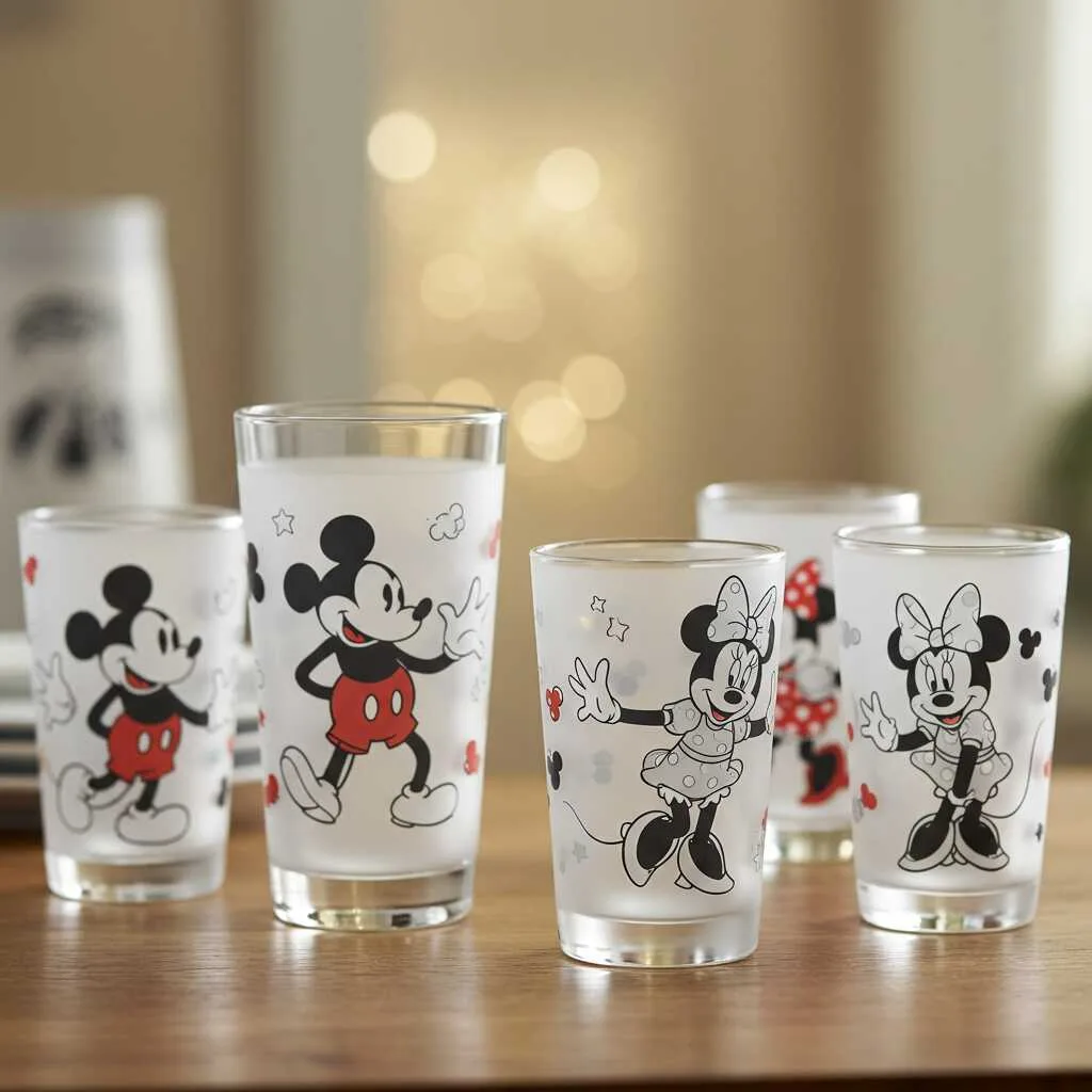 The History and Popularity of Mickey-Themed Glassware