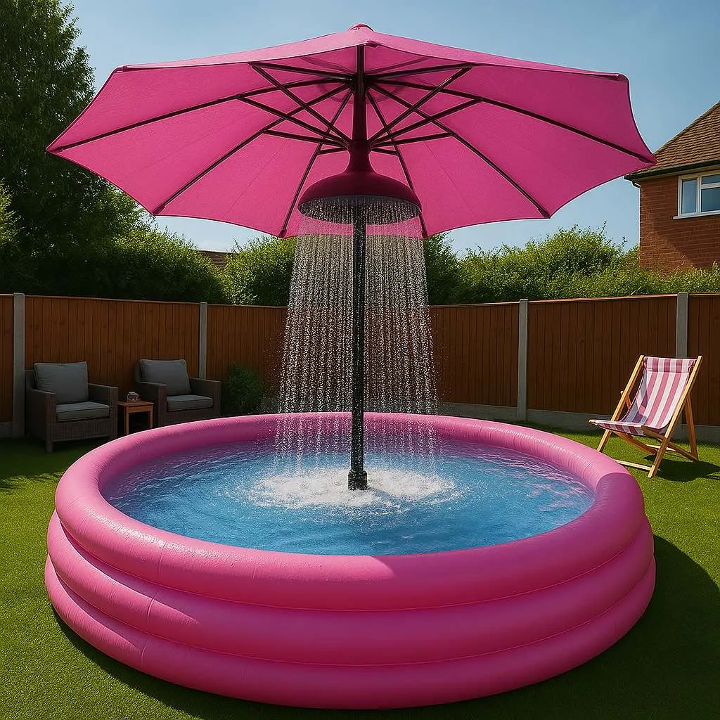 Make a Splash with Your Inflatable Umbrella Pool
