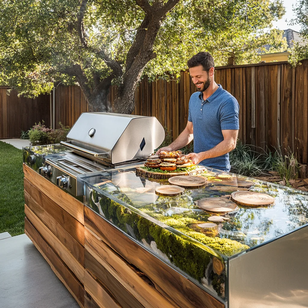The Heart of the Outdoor Kitchen: The Cooking Space