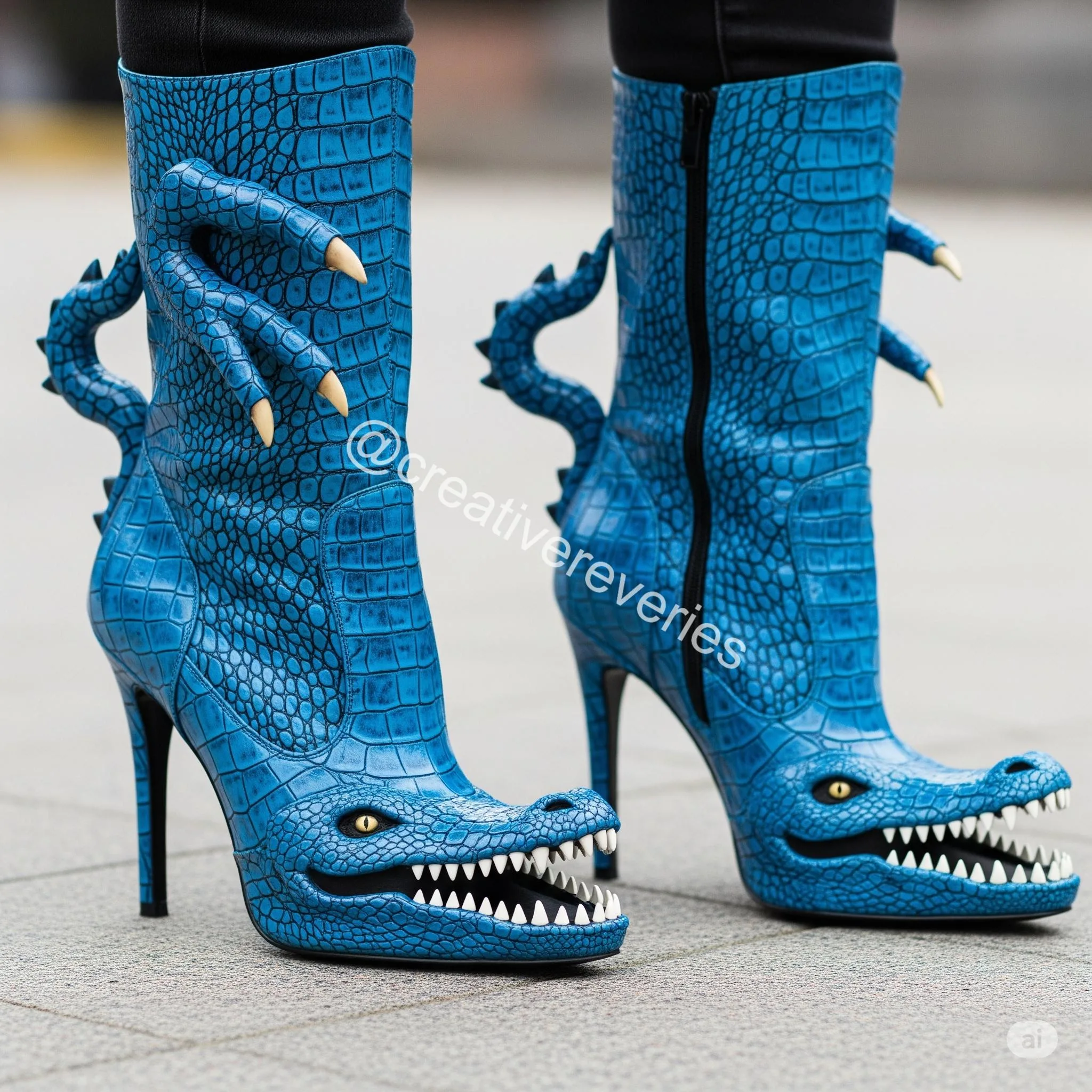 Crocodile Shaped Boots: Fierce Fashion That Bites Back