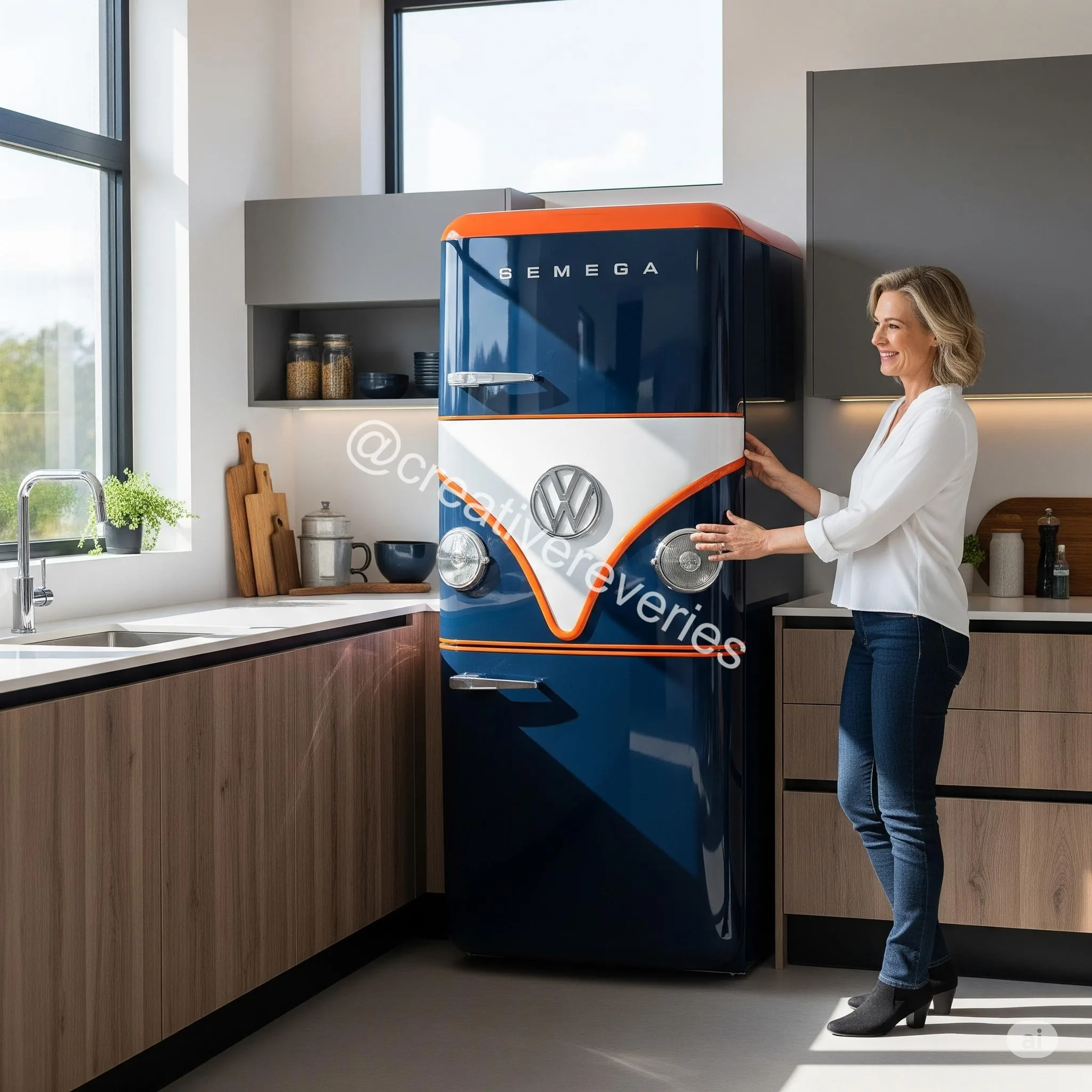 Volkswagen Hippy Bus Refrigerators: Retro Chill for the Modern Free Spirit